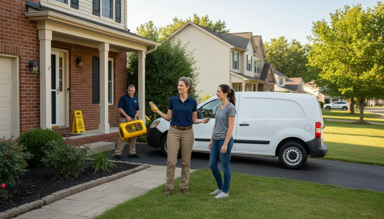 Residential water damage restoration in Dragoon, AZ